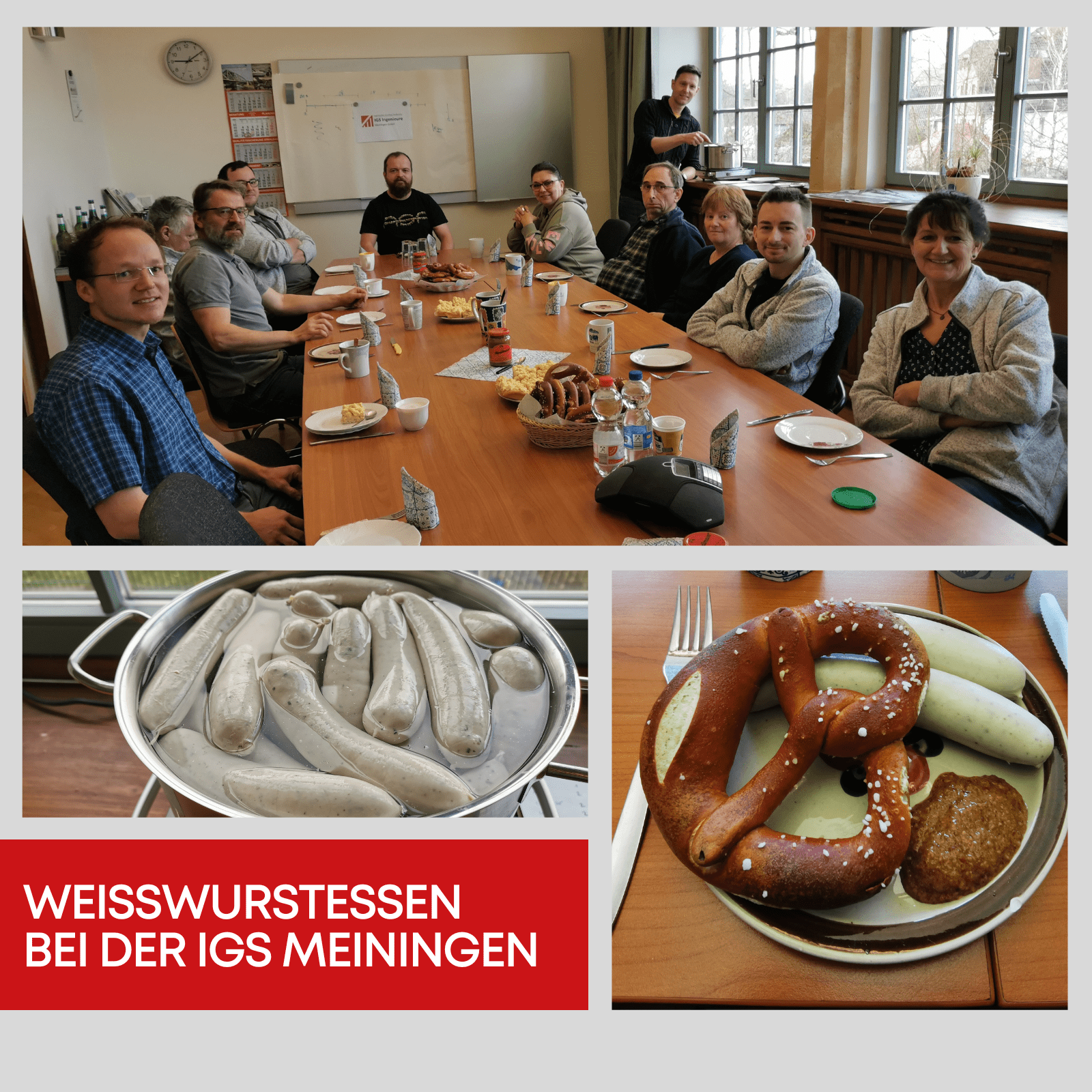 Weißwurstessen bei der IGS Meiningen